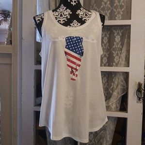✨NWT✨Grayson Threads Cow Skull "USA"